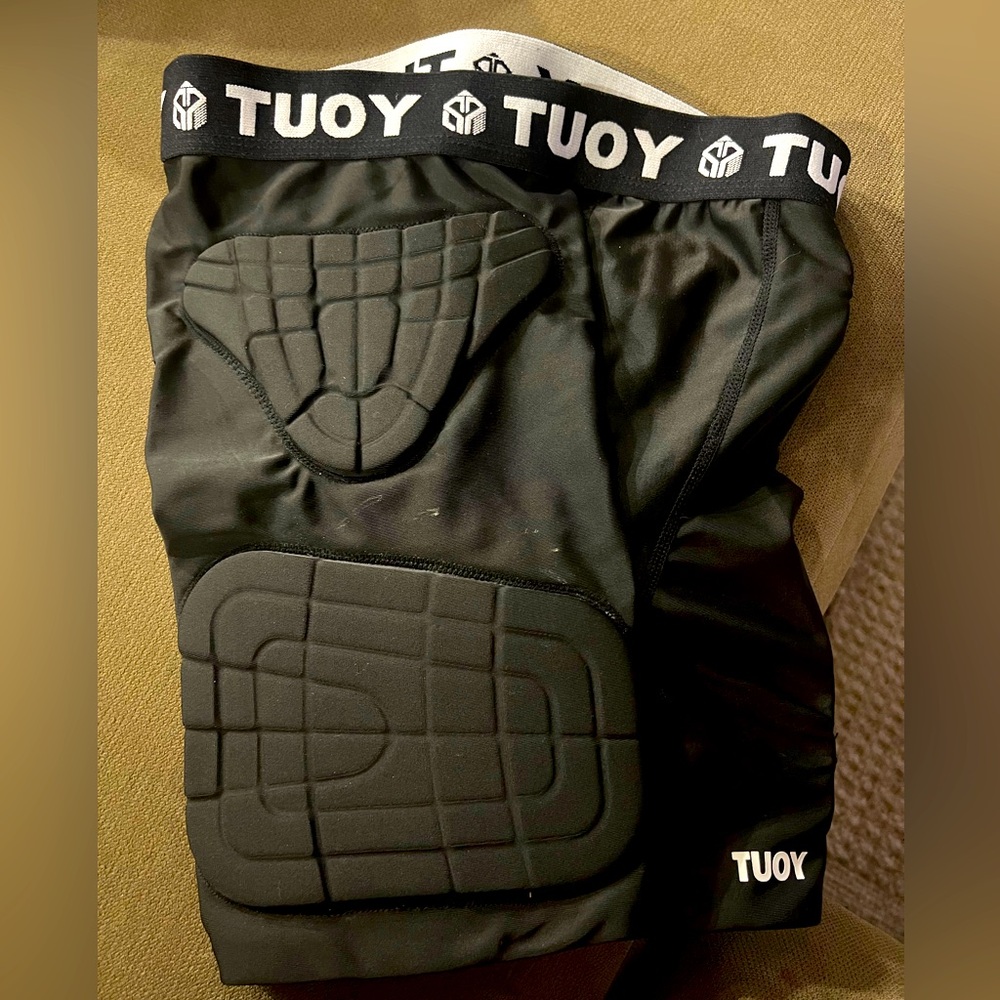 TUOY Black Padded Sports Girdle